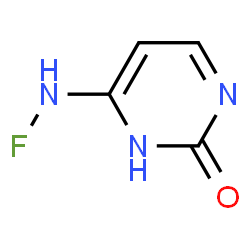 ChemSpider 2D Image | 6-(Fluoroamino)-2(1H)-pyrimidinone | C4H4FN3O