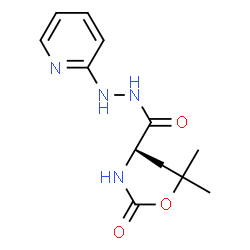 ChemSpider 2D Image | N-[(1,1-Dimethylethoxy)carbonyl]-D-alanine 2-(2-pyridinyl)hydrazide | C13H20N4O3