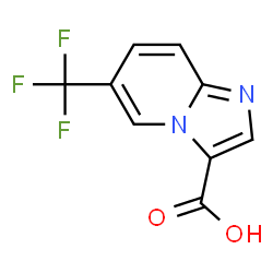 ChemSpider 2D Image | 6-(Trifluoromethyl)imidazo[1,2-a]pyridine-3-carboxylic acid | C9H5F3N2O2