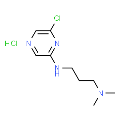 ChemSpider 2D Image | N1-(6-Chloropyrazin-2-yl)-N3,N3-dimethylpropane-1,3-diamine hydrochloride | C9H16Cl2N4