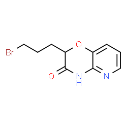 ChemSpider 2D Image | 2-(3-Bromopropyl)-2H-pyrido[3,2-b][1,4]oxazin-3(4H)-one | C10H11BrN2O2