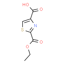 ChemSpider 2D Image | 2-(Ethoxycarbonyl)thiazole-4-carboxylic acid | C7H7NO4S