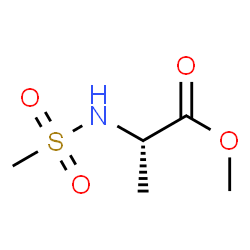 ChemSpider 2D Image | Methyl N-(methylsulfonyl)-L-alaninate | C5H11NO4S