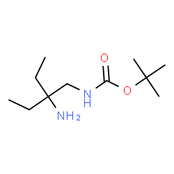 ChemSpider 2D Image | 2-Methyl-2-propanyl (2-amino-2-ethylbutyl)carbamate | C11H24N2O2