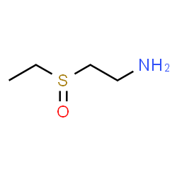 ChemSpider 2D Image | 2-(Ethylsulfinyl)ethanamine | C4H11NOS