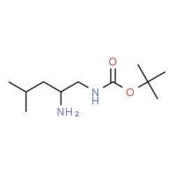 ChemSpider 2D Image | 2-Methyl-2-propanyl (2-amino-4-methylpentyl)carbamate | C11H24N2O2