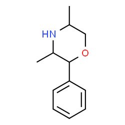 ChemSpider 2D Image | 3,5-Dimethyl-2-phenylmorpholine | C12H17NO