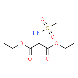 ChemSpider 2D Image | Diethyl [(methylsulfonyl)amino]malonate | C8H15NO6S