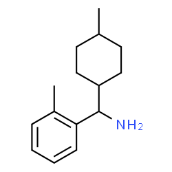 ChemSpider 2D Image | 1-(4-Methylcyclohexyl)-1-(2-methylphenyl)methanamine | C15H23N