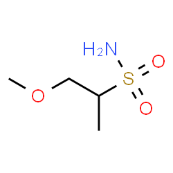 ChemSpider 2D Image | 1-Methoxy-2-propanesulfonamide | C4H11NO3S