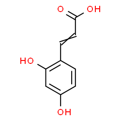 ChemSpider 2D Image | Umbellic acid | C9H8O4