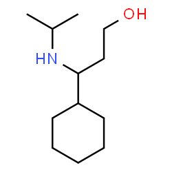 ChemSpider 2D Image | 3-Cyclohexyl-3-(isopropylamino)-1-propanol | C12H25NO