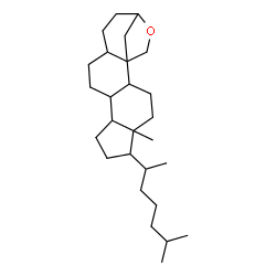 ChemSpider 2D Image | 2,19-Epoxycholestane | C27H46O