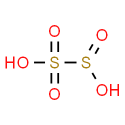 ChemSpider 2D Image | Disulfurous acid | H2O5S2
