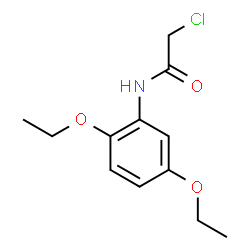 ChemSpider 2D Image | 2-Chloro-N-(2,5-diethoxyphenyl)acetamide | C12H16ClNO3