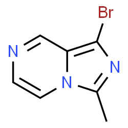 ChemSpider 2D Image | 1-Bromo-3-methylimidazo[1,5-a]pyrazine | C7H6BrN3