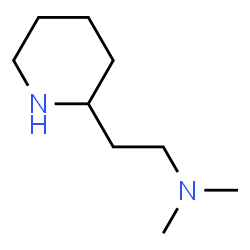 ChemSpider 2D Image | dimethyl[2-(piperidin-2-yl)ethyl]amine | C9H20N2