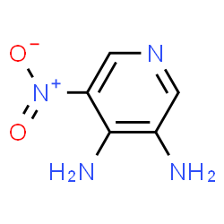 ChemSpider 2D Image | 3,4-Diamino-5-nitropyridine | C5H6N4O2