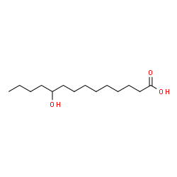 ChemSpider 2D Image | 10-Hydroxytetradecanoic acid | C14H28O3
