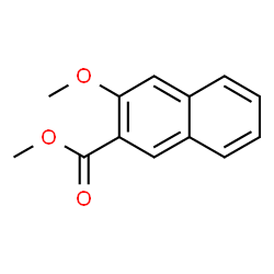 ChemSpider 2D Image | Methyl 3-methoxy-2-naphthoate | C13H12O3