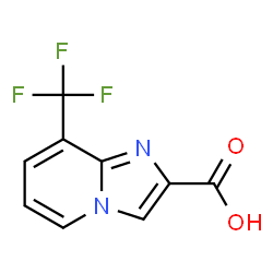 ChemSpider 2D Image | 8-(Trifluoromethyl)imidazo[1,2-a]pyridine-2-carboxylic acid | C9H5F3N2O2