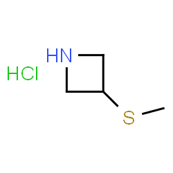 ChemSpider 2D Image | 3-(methylsulfanyl)azetidine hydrochloride | C4H10ClNS
