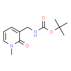 ChemSpider 2D Image | tert-butyl N-[(1-methyl-2-oxo-1,2-dihydropyridin-3-yl)methyl]carbamate | C12H18N2O3