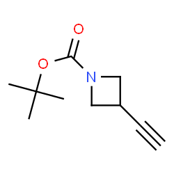 ChemSpider 2D Image | tert-Butyl 3-ethynylazetidine-1-carboxylate | C10H15NO2