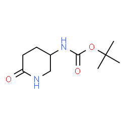 ChemSpider 2D Image | tert-Butyl N-(6-oxopiperidin-3-yl)carbamate | C10H18N2O3