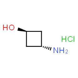 ChemSpider 2D Image | trans-3-Aminocyclobutanol hydrochloride | C4H10ClNO