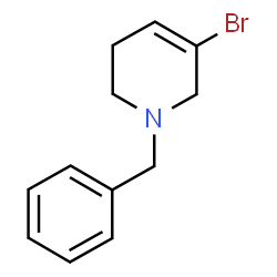 ChemSpider 2D Image | 1-Benzyl-5-bromo-1,2,3,6-tetrahydropyridine | C12H14BrN