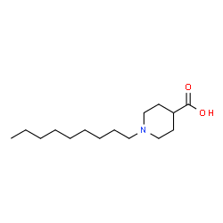 ChemSpider 2D Image | 1-Nonyl-4-piperidinecarboxylic acid | C15H29NO2
