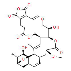 ChemSpider 2D Image | luminamicin | C32H38O12