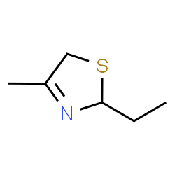 ChemSpider 2D Image | Ethyl-2,5-dihydro-4-methylthiazole | C6H11NS
