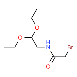 ChemSpider 2D Image | 2-Bromo-N-(2,2-diethoxyethyl)acetamide | C8H16BrNO3