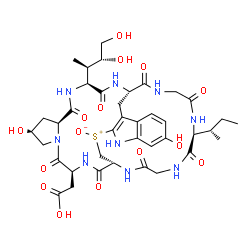 ChemSpider 2D Image | Beta-Amanitin | C39H53N9O15S