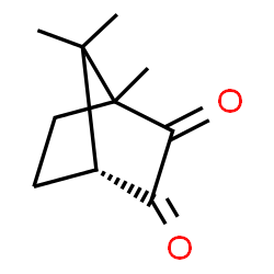 ChemSpider 2D Image | (4R)-1,7,7-Trimethylbicyclo[2.2.1]heptane-2,3-dione | C10H14O2