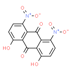 ChemSpider 2D Image | 4,5-Dinitrochrysazin | C14H6N2O8