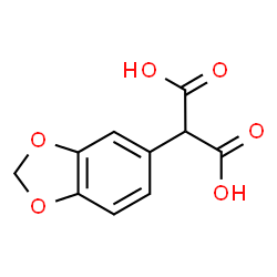 ChemSpider 2D Image | 1,3-Benzodioxol-5-ylmalonic acid | C10H8O6