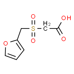 ChemSpider 2D Image | [(2-Furylmethyl)sulfonyl]acetic acid | C7H8O5S