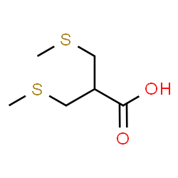 ChemSpider 2D Image | 3-(Methylthio)-2-[(methylthio)methyl]propanoic acid | C6H12O2S2