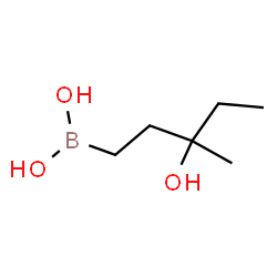 ChemSpider 2D Image | (3-Hydroxy-3-methylpentyl)boronic acid | C6H15BO3
