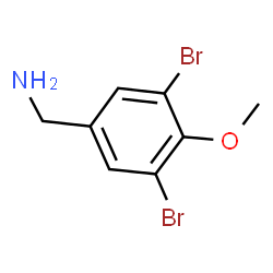ChemSpider 2D Image | 1-(3,5-Dibromo-4-methoxyphenyl)methanamine | C8H9Br2NO