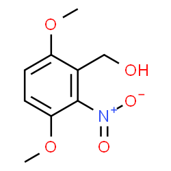 ChemSpider 2D Image | (3,6-Dimethoxy-2-nitrophenyl)methanol | C9H11NO5