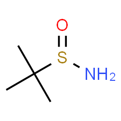 ChemSpider 2D Image | Tert-Butanesulfinamide | C4H11NOS