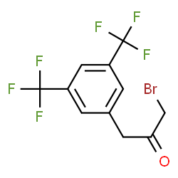 ChemSpider 2D Image | 1-[3,5-Bis(trifluoromethyl)phenyl]-3-bromoacetone | C11H7BrF6O