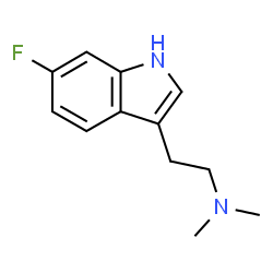 ChemSpider 2D Image | 6-Fluoro-DMT | C12H15FN2