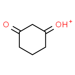 ChemSpider 2D Image | (3-Oxocyclohexylidene)oxonium | C6H9O2