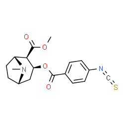 ChemSpider 2D Image | (R)-p-Isothiocyanatobenzoylecgonine methyl ester | C18H20N2O4S