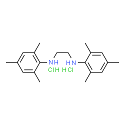 ChemSpider 2D Image | N1,N2-dimesitylethane-1,2-diamine hydrochloride | C20H30Cl2N2